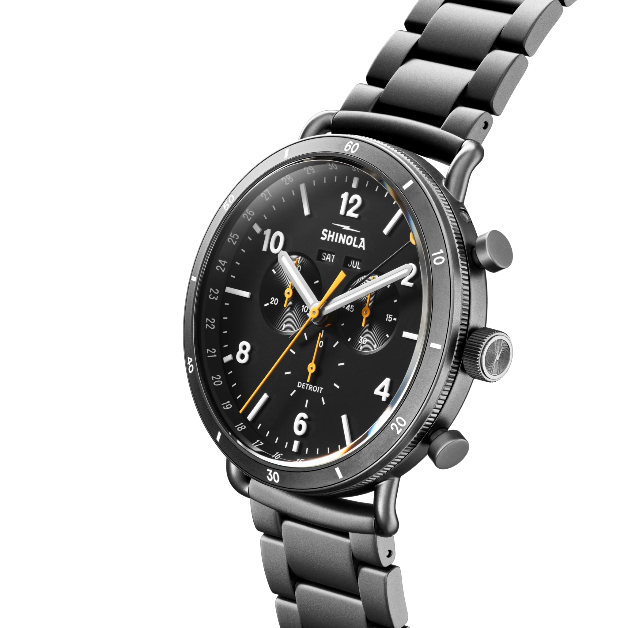 Canfield Sport Chronograph Watch - Black - Image 3