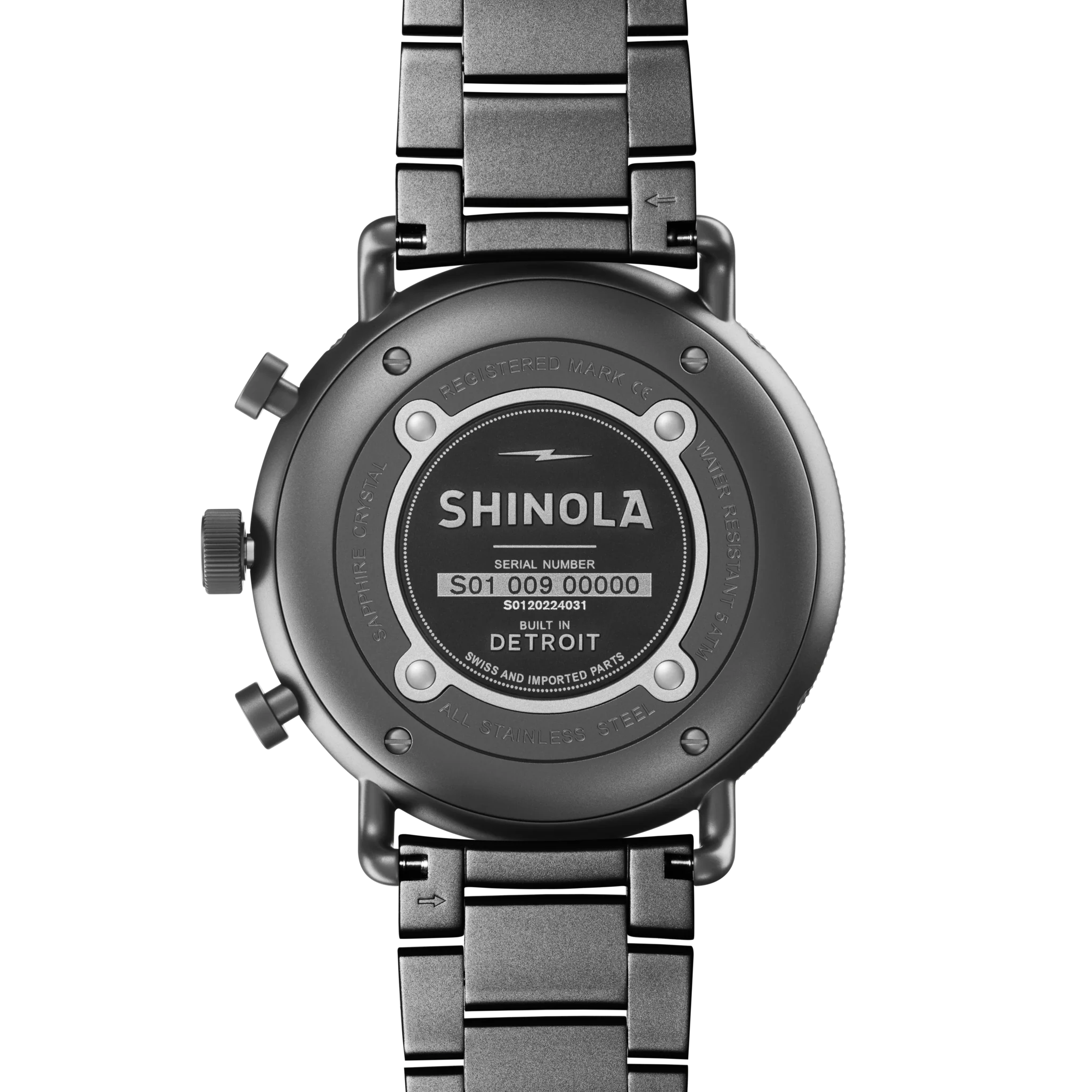 Canfield Sport Chronograph Watch - Black - Image 4