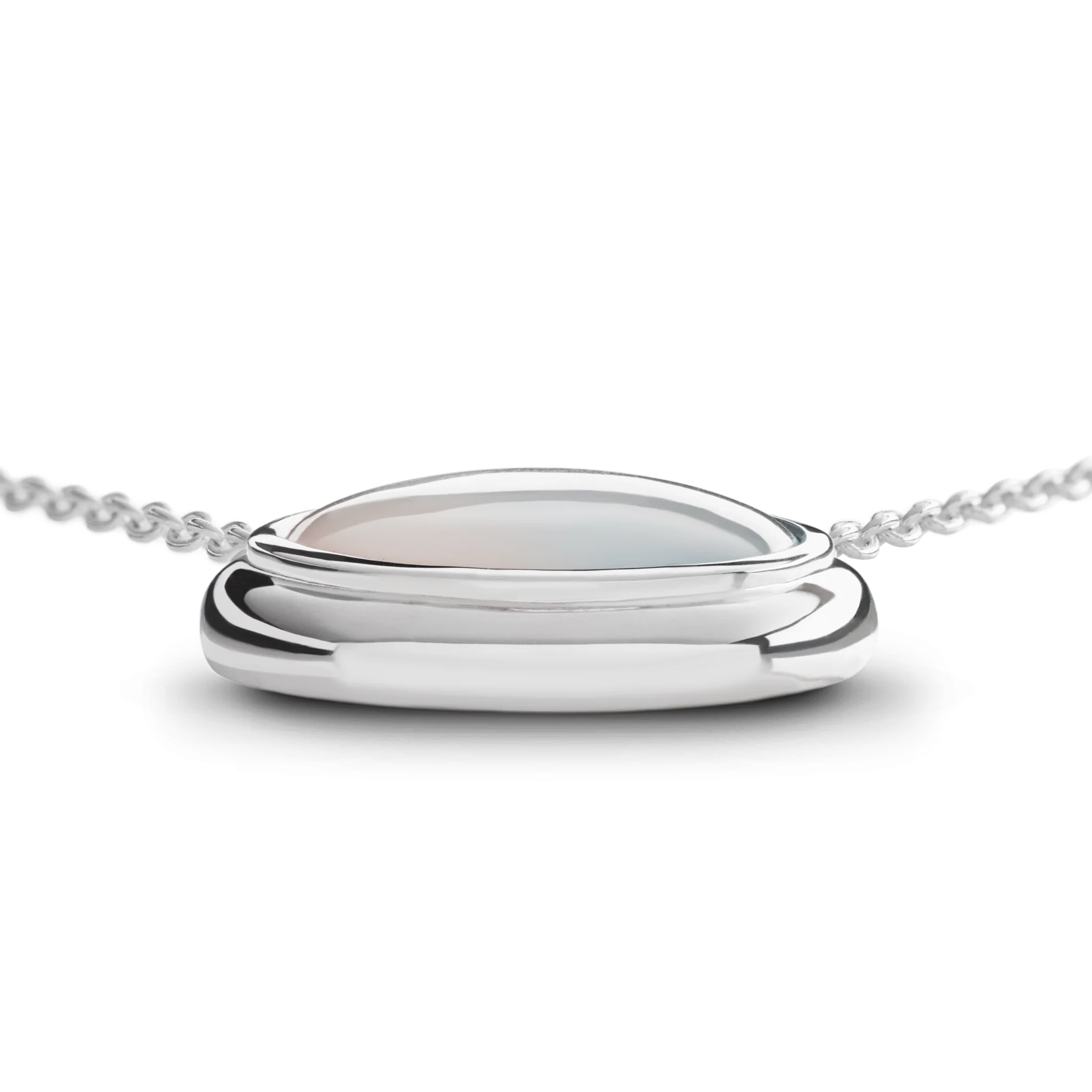 Heirloom Mother Of Pearl Charm Bracelet - Sterling Silver - Image 4