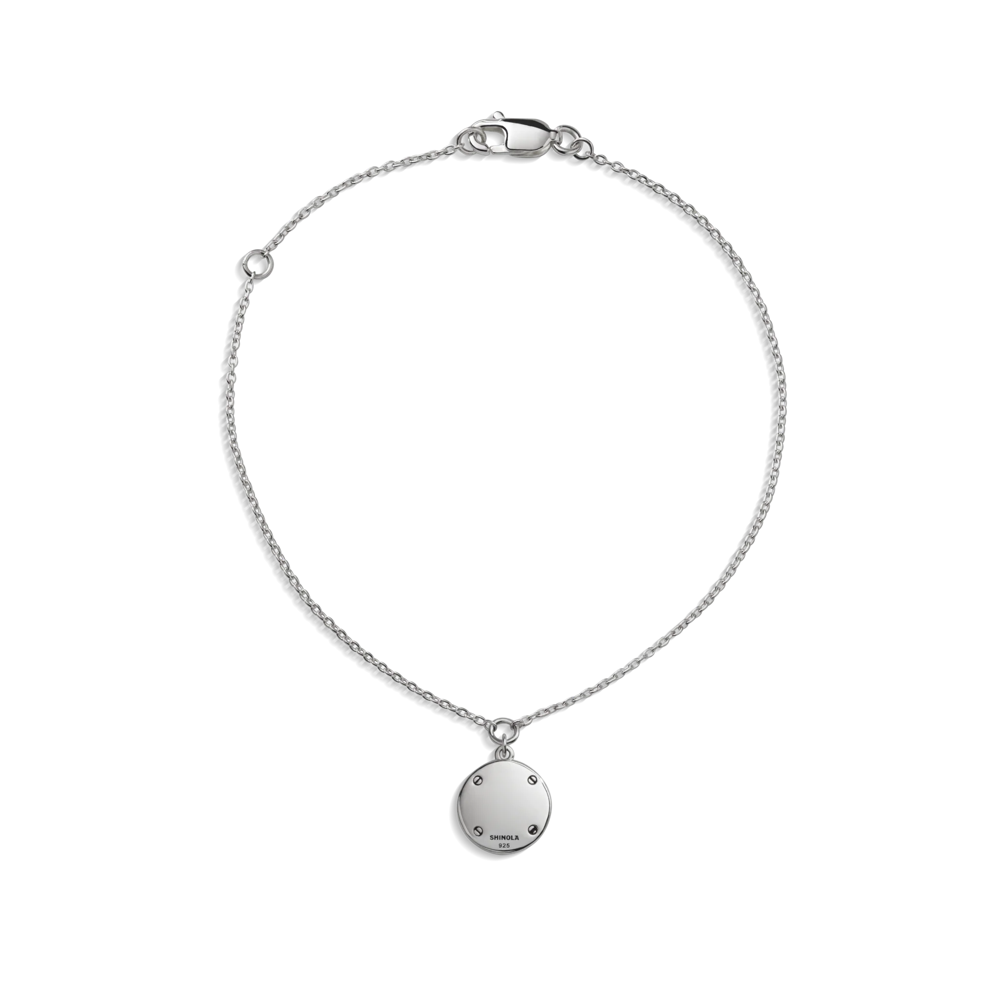 Heirloom Mother Of Pearl Charm Bracelet - Sterling Silver - Image 5