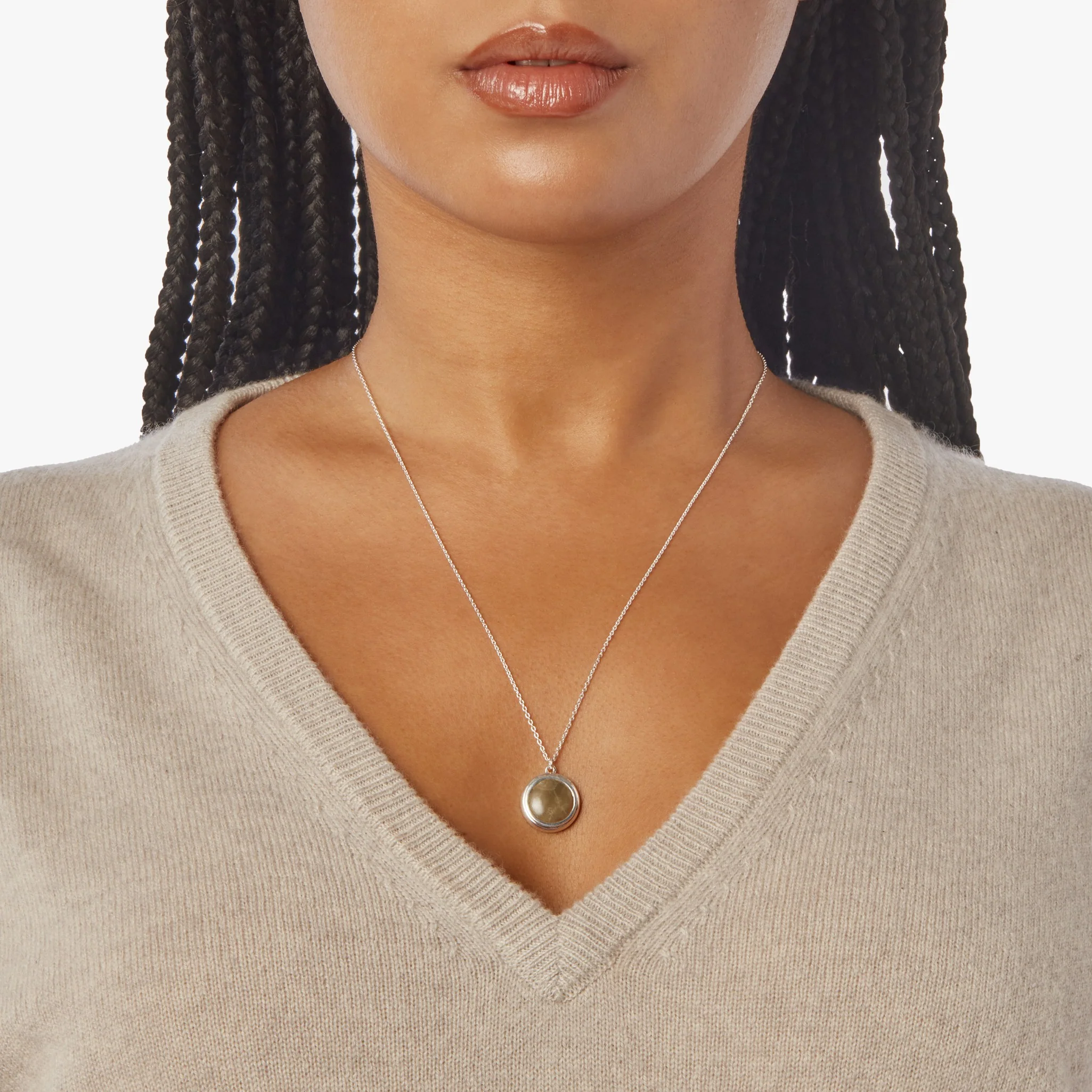 Heirloom Petoskey Pendant Necklace - Sterling Silver - Image 7