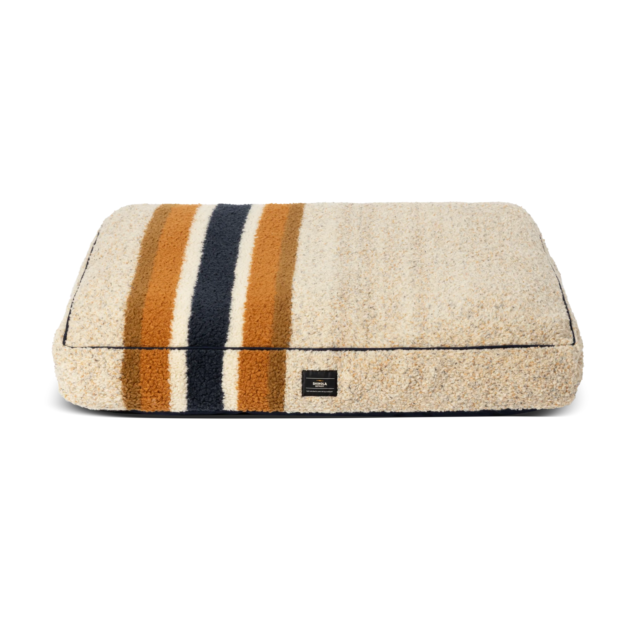 Napper Pillow Dog Bed - Stripe Brown - Image 5
