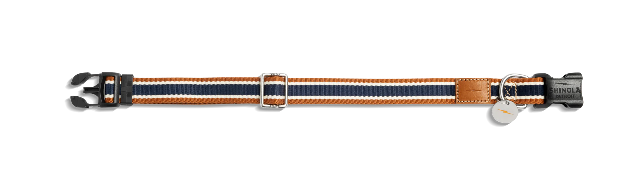 Nylon Dog Collar - Brand Stripe - Image 3