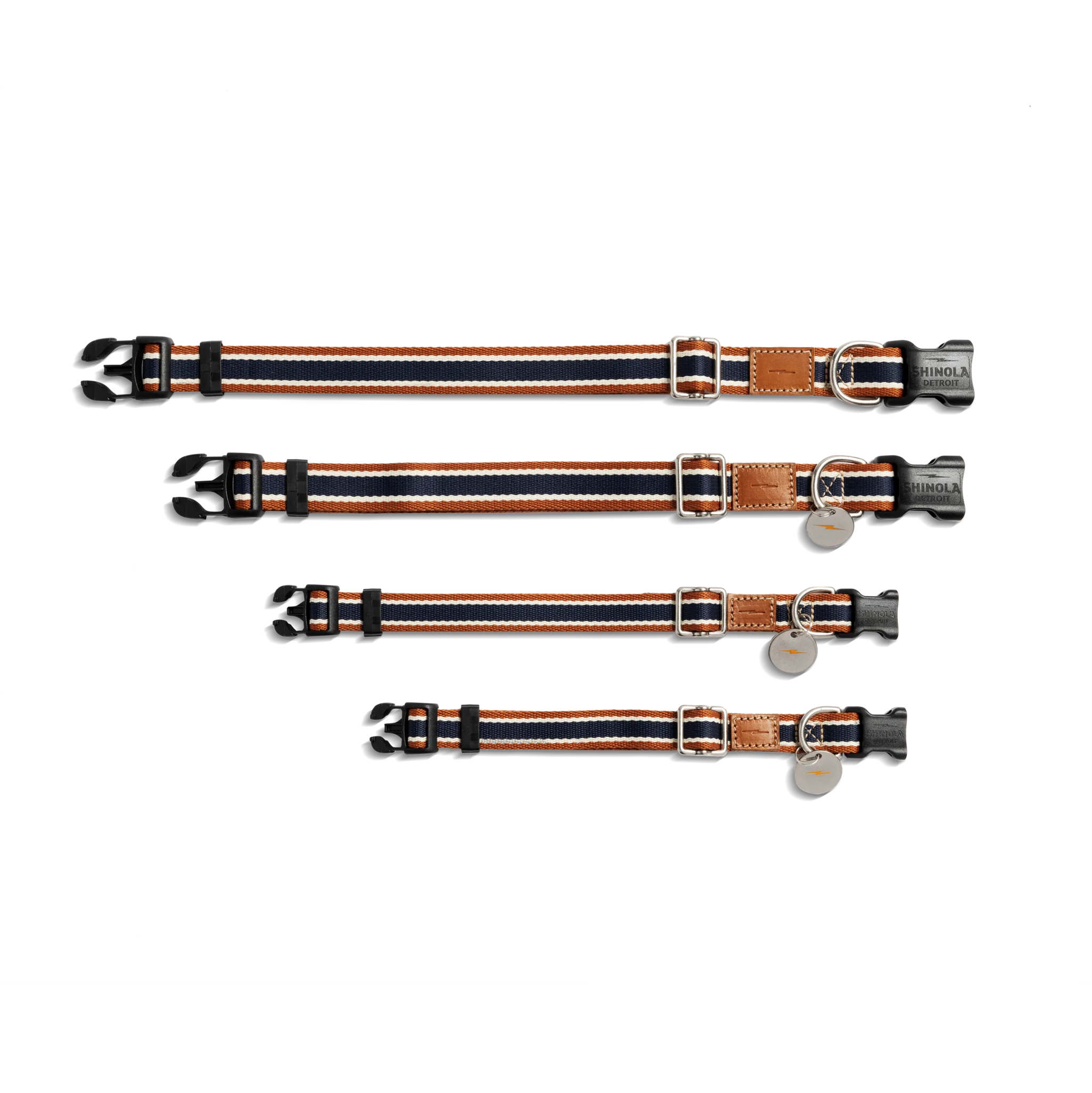 Nylon Dog Collar - Brand Stripe - Image 5