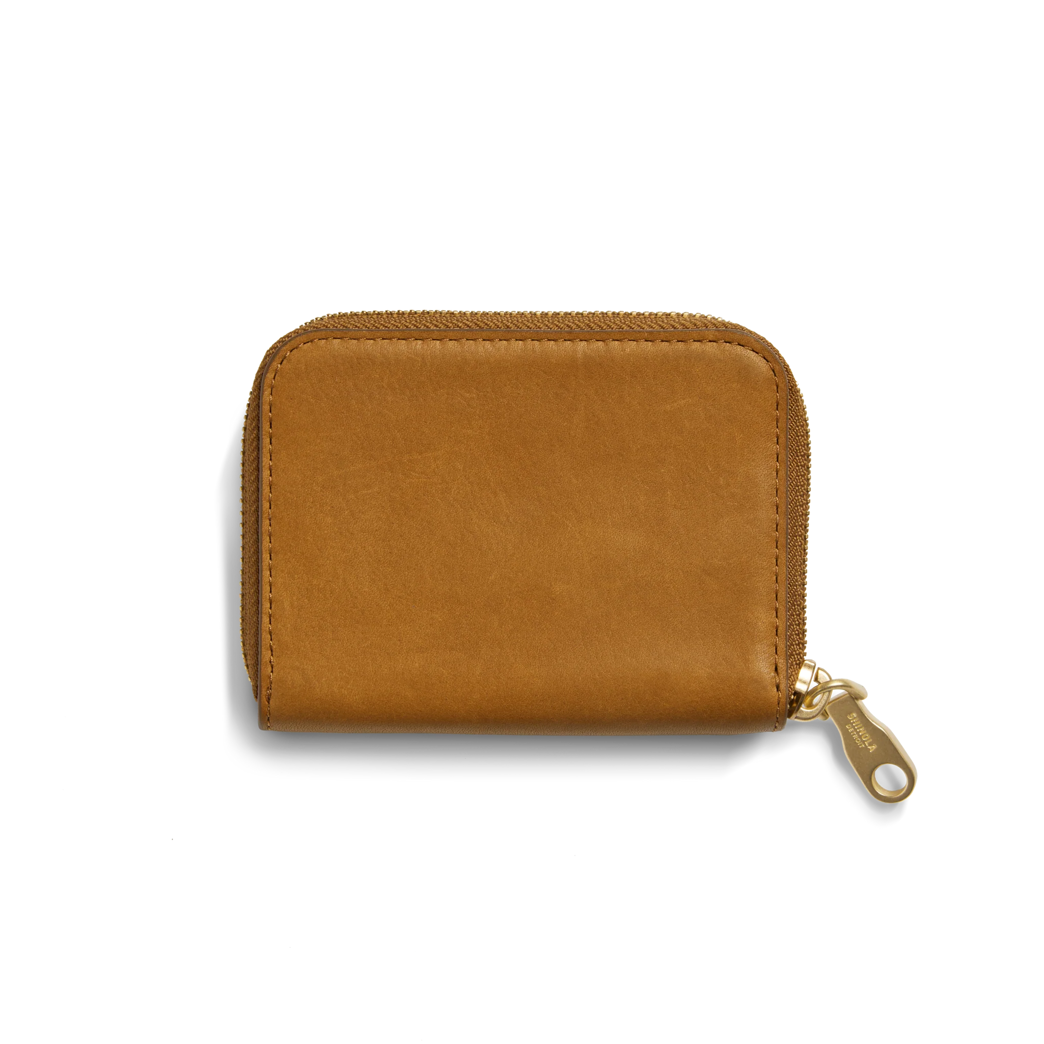 Pocket Small Zip Around Wallet - Tan - Image 3
