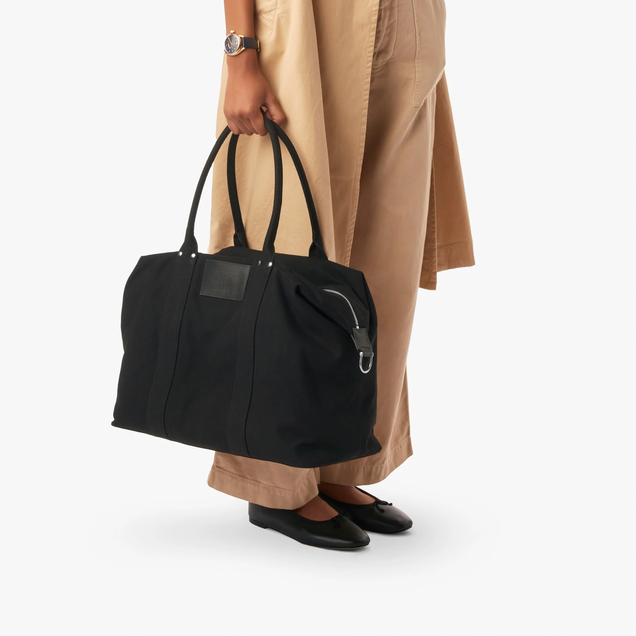Runabout Holdall Canvas Bag - Black - Image 7