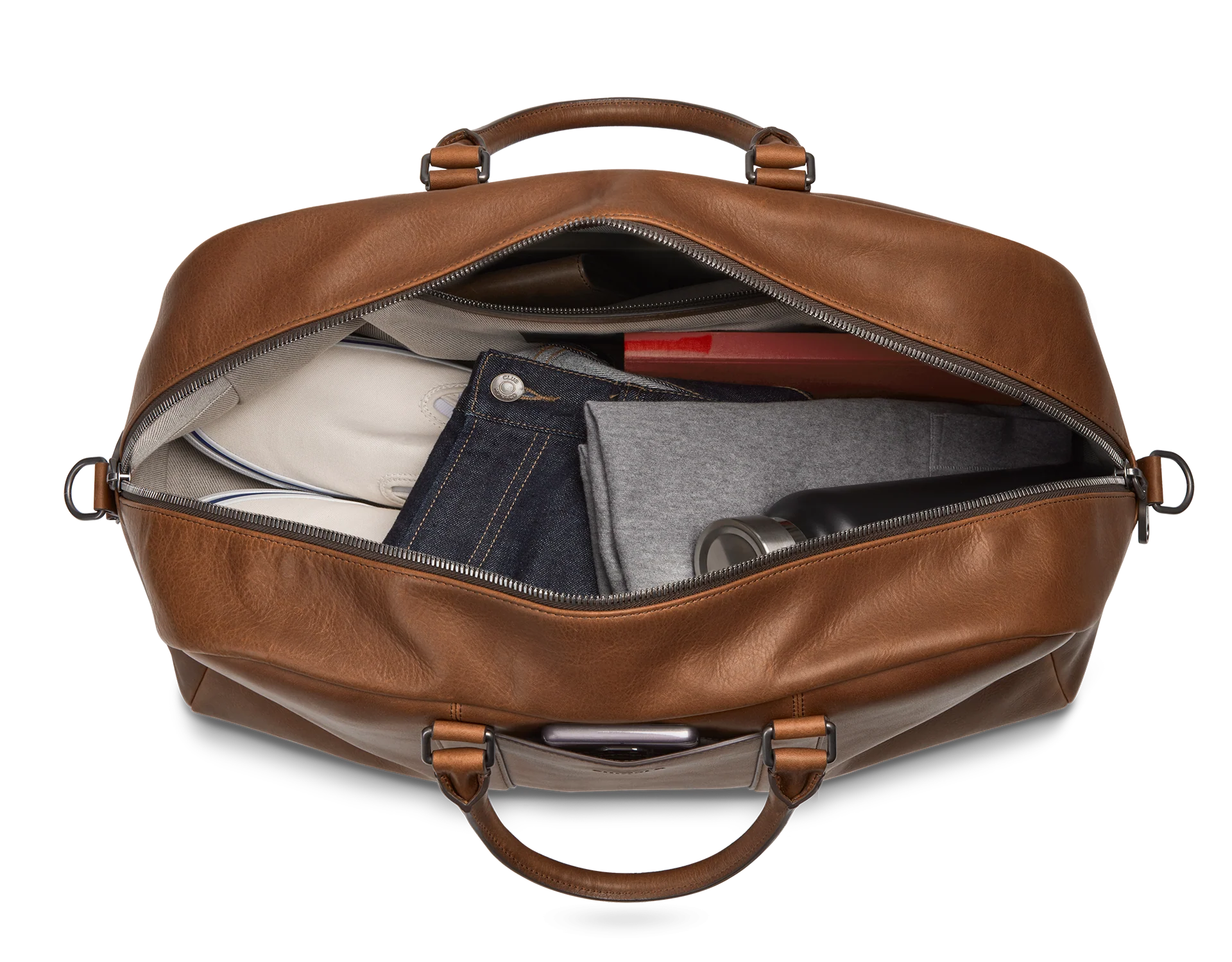 Runwell Duffle Bag - Medium Brown - Image 4