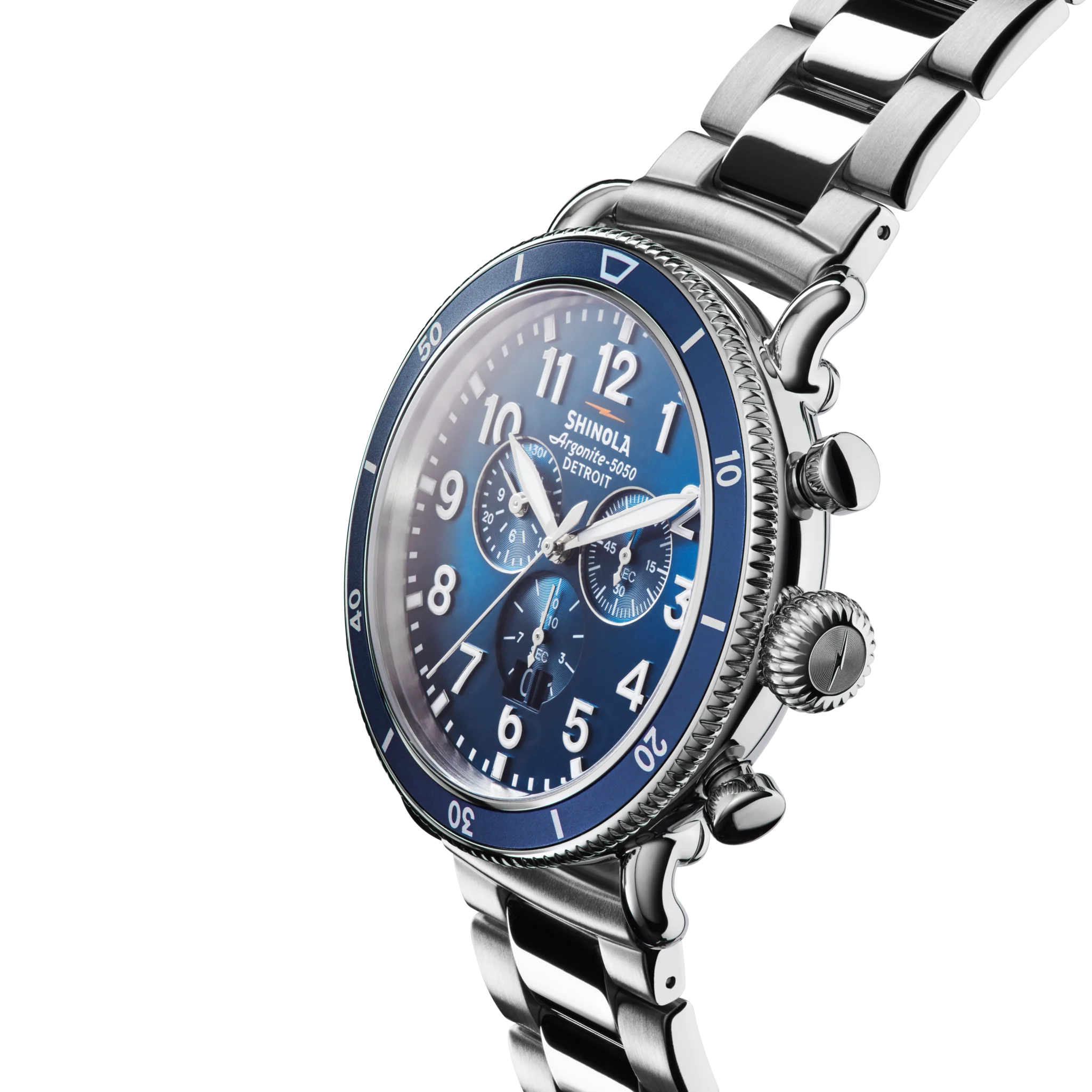 Runwell Sport Chronograph Watch - Midnight Blue - Image 3